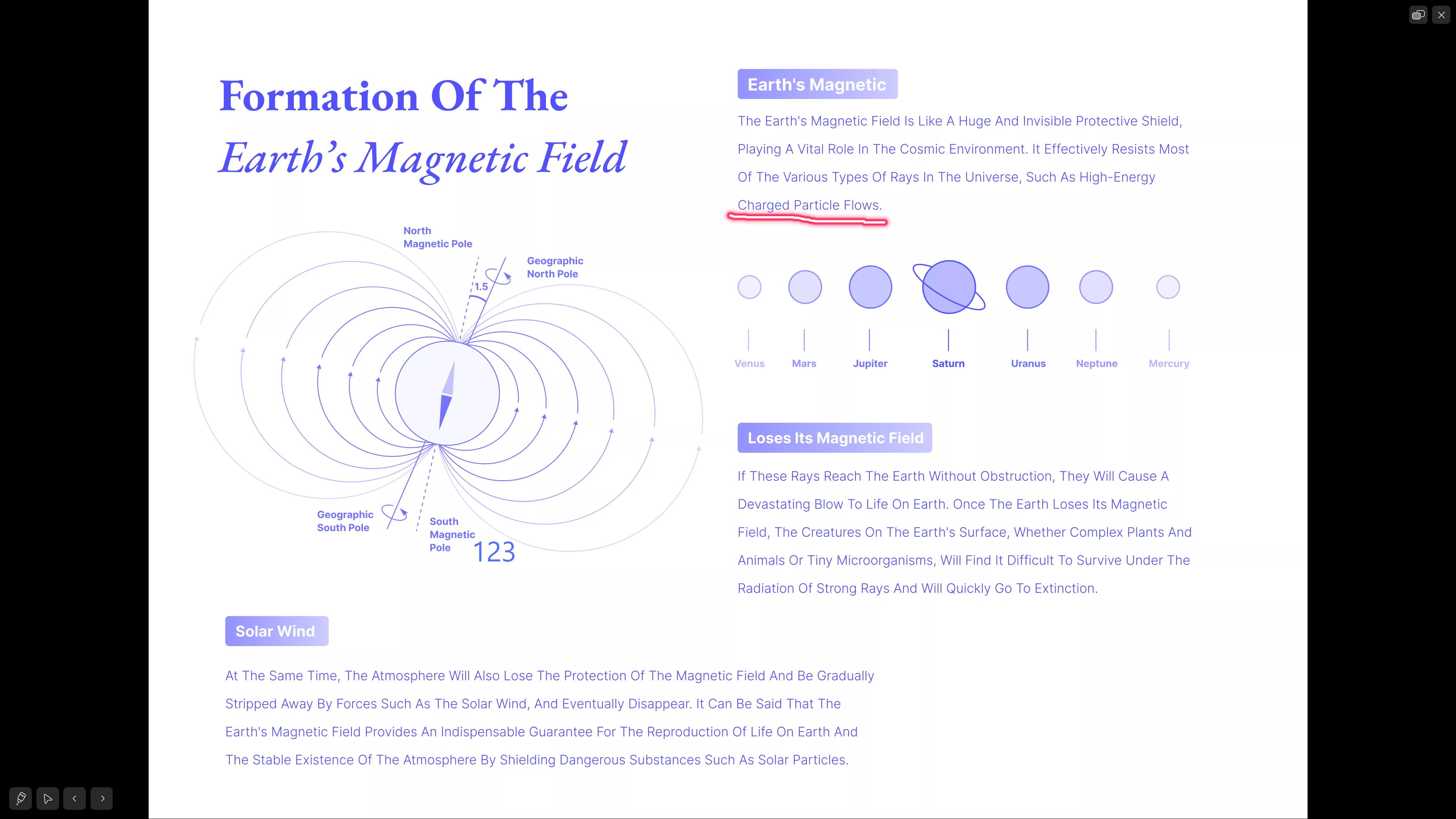 highlight the text of slide show with UPDF