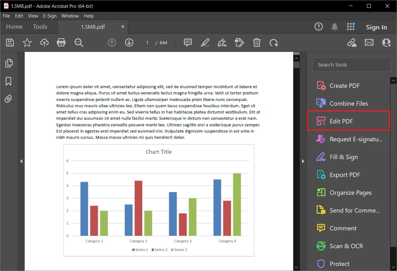 edit pdf bookmarks adobe