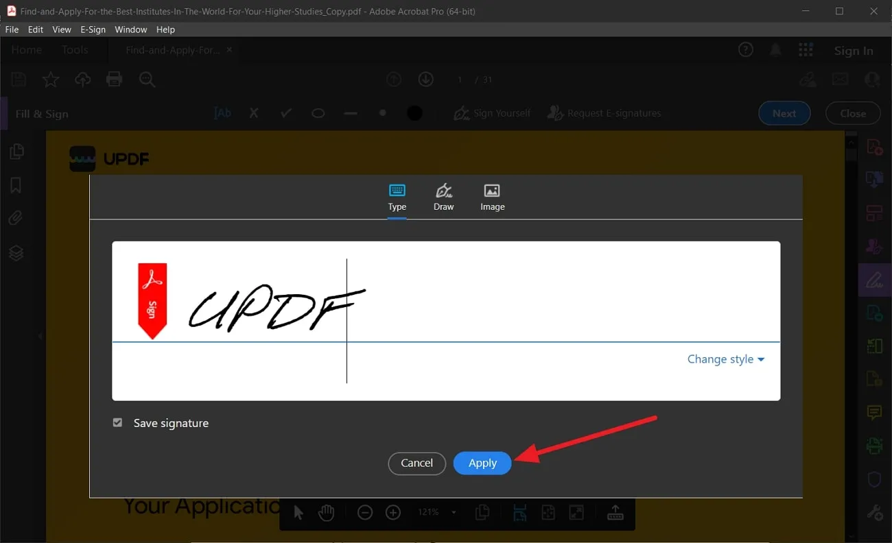 cómo poner una firma electrónica adobe 2