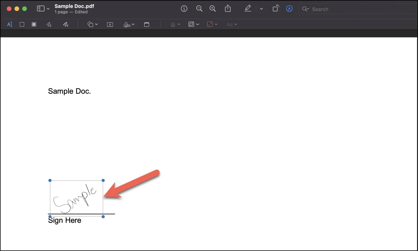 Adicionar Assinatura Eletrônica em PDF com o Pré-Visualização