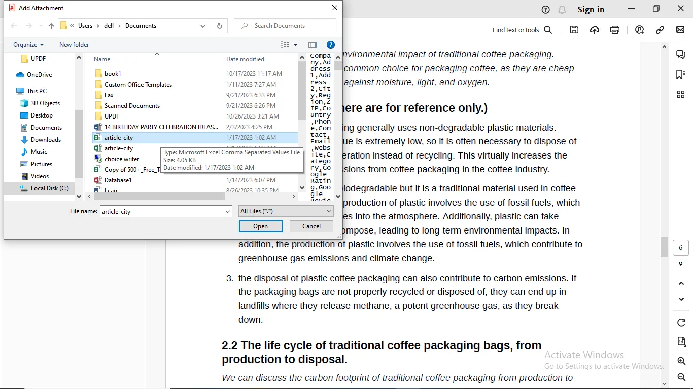 PDFにExcelを埋め込むAdobe Acrobat