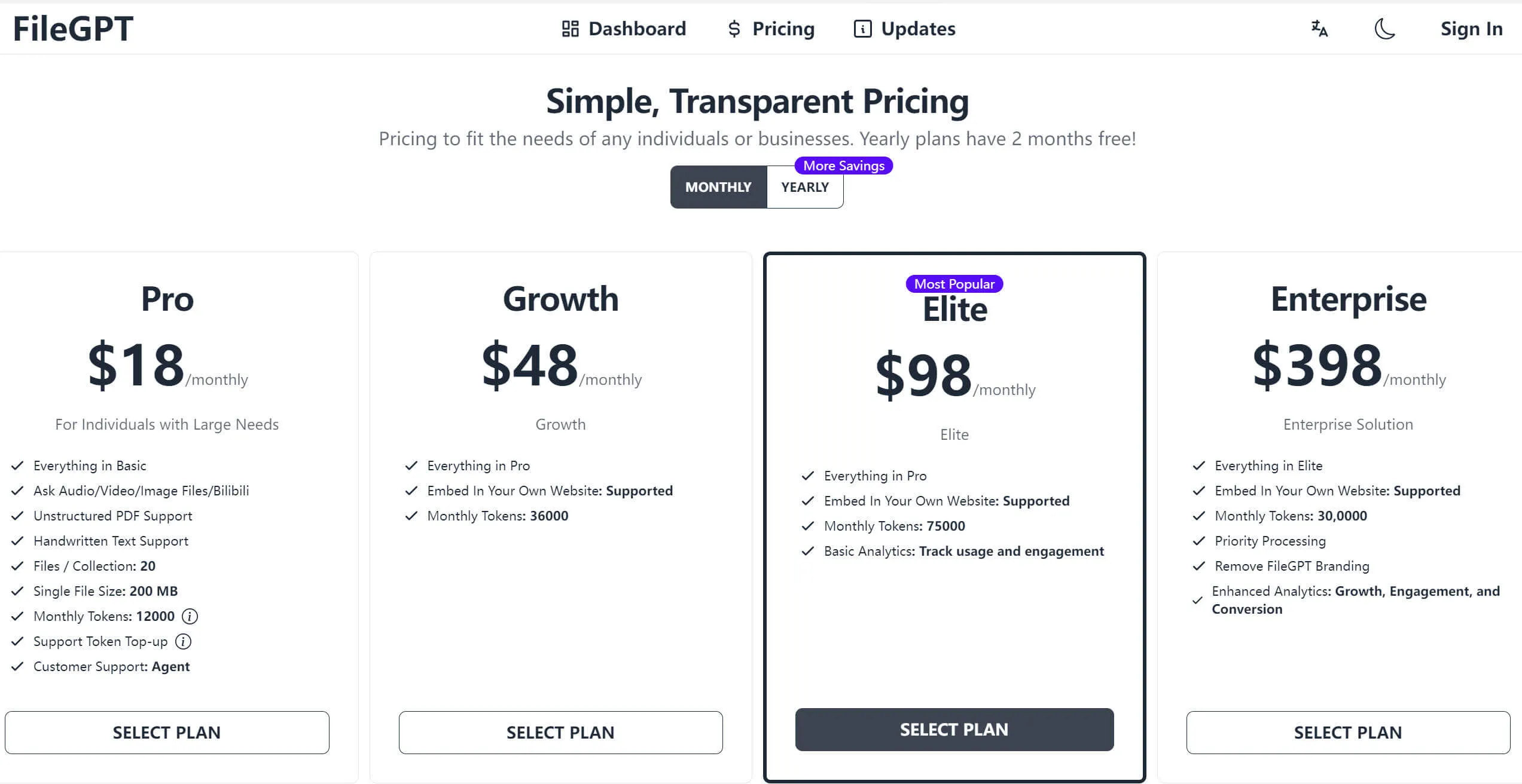 filegpt pricing