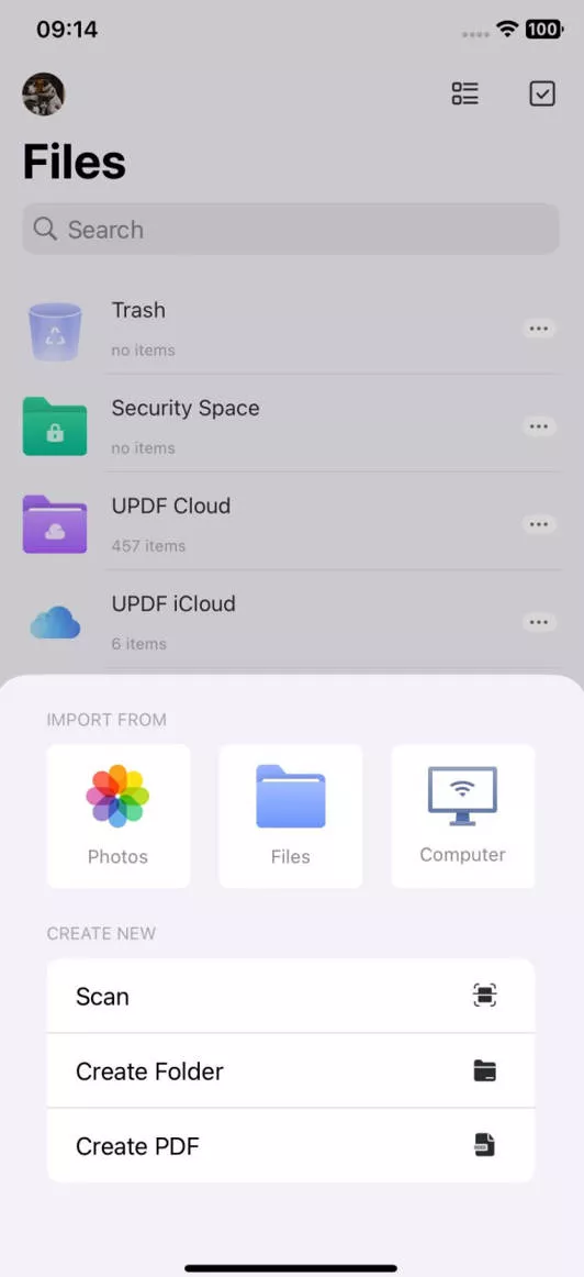 updf ios redline pdf create