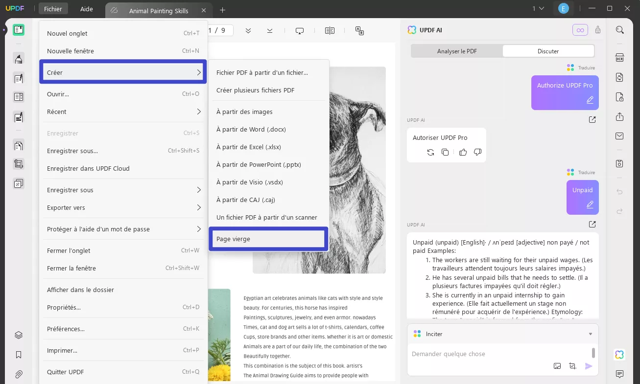 creer pdf remplissable