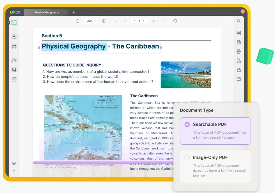 Pesquisa de PDF não Funcionar
