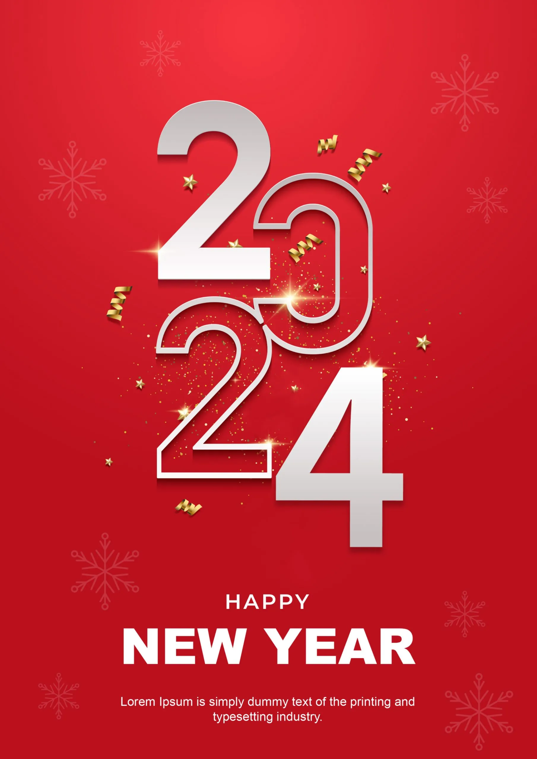 happy holidays message happy new year card template