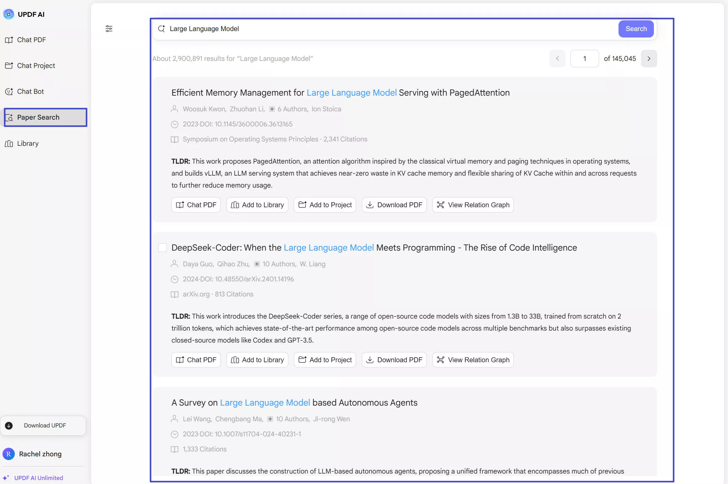 Paper search updf ai online