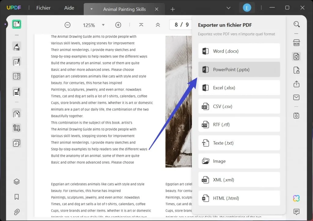 conversion pdf en ppt