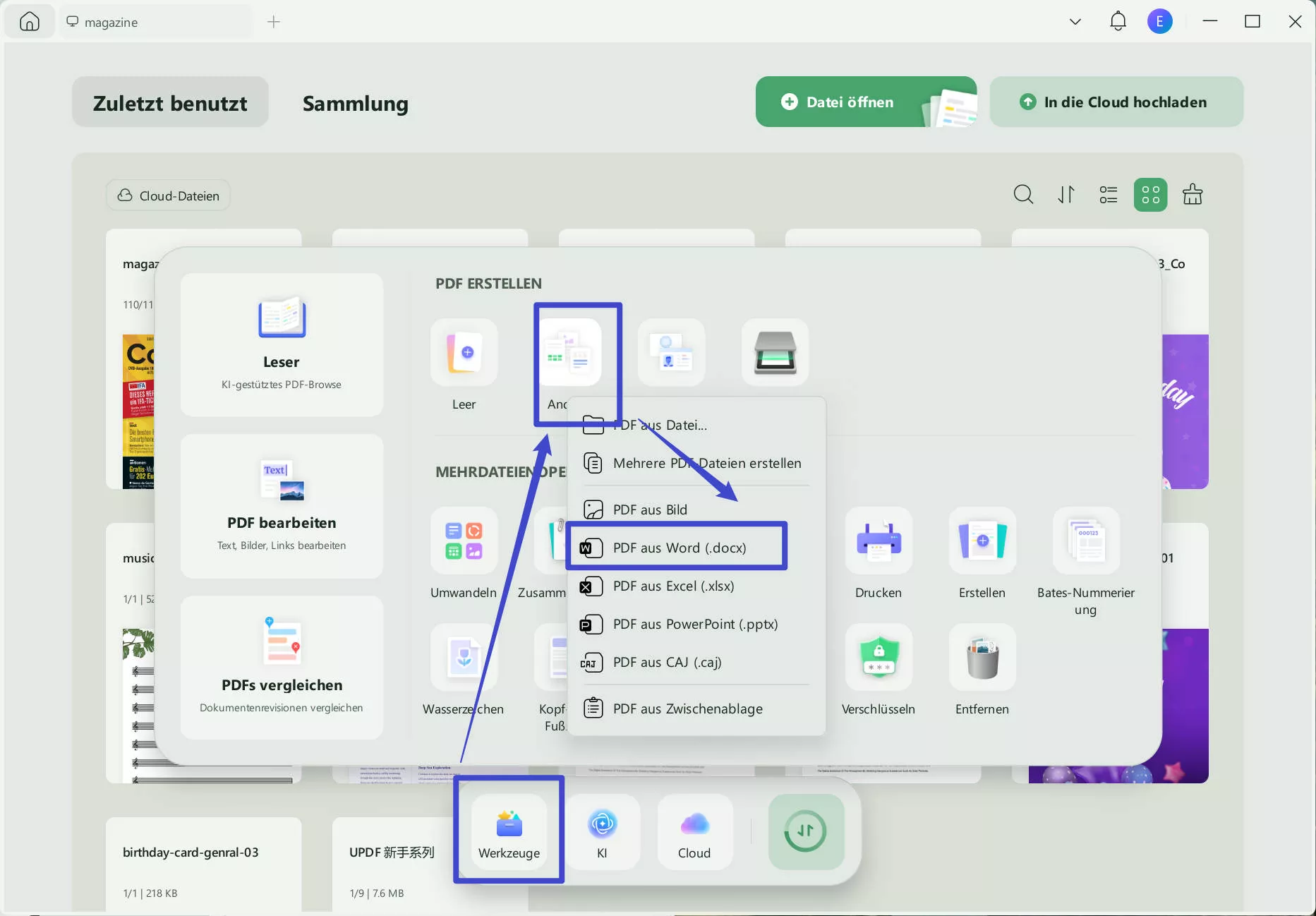 PDF aus Word erstellen