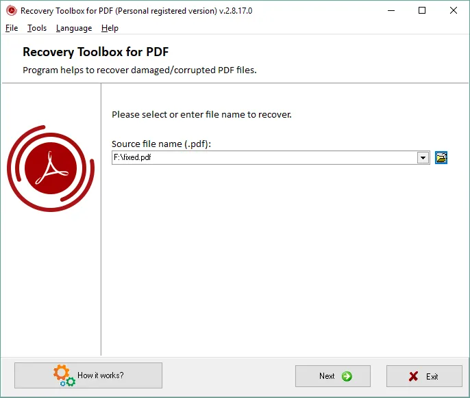 reparar pdf toolbox