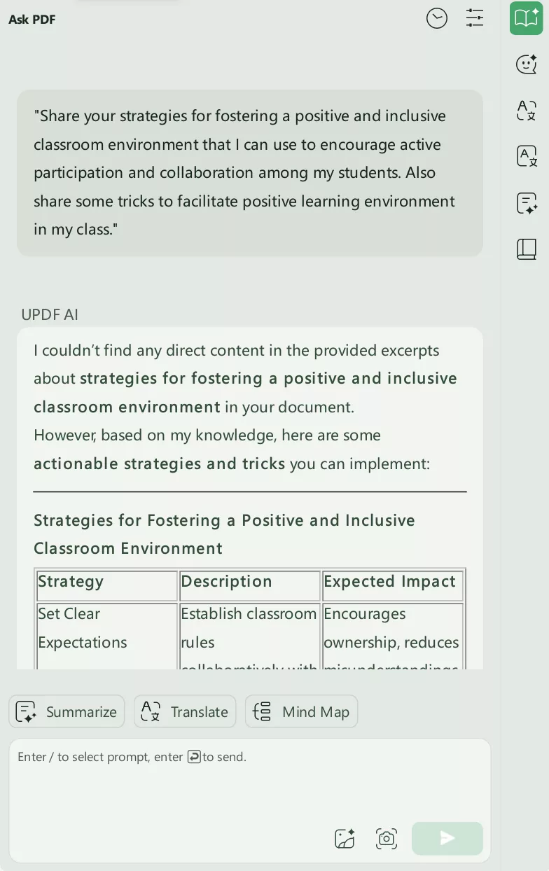 updf ai prompt for teachers and educators