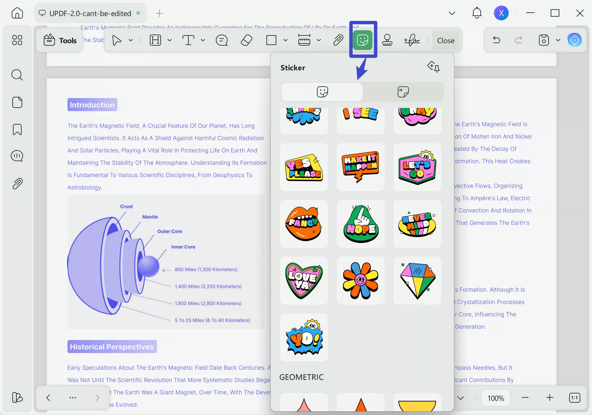 click checkmark sticker on win