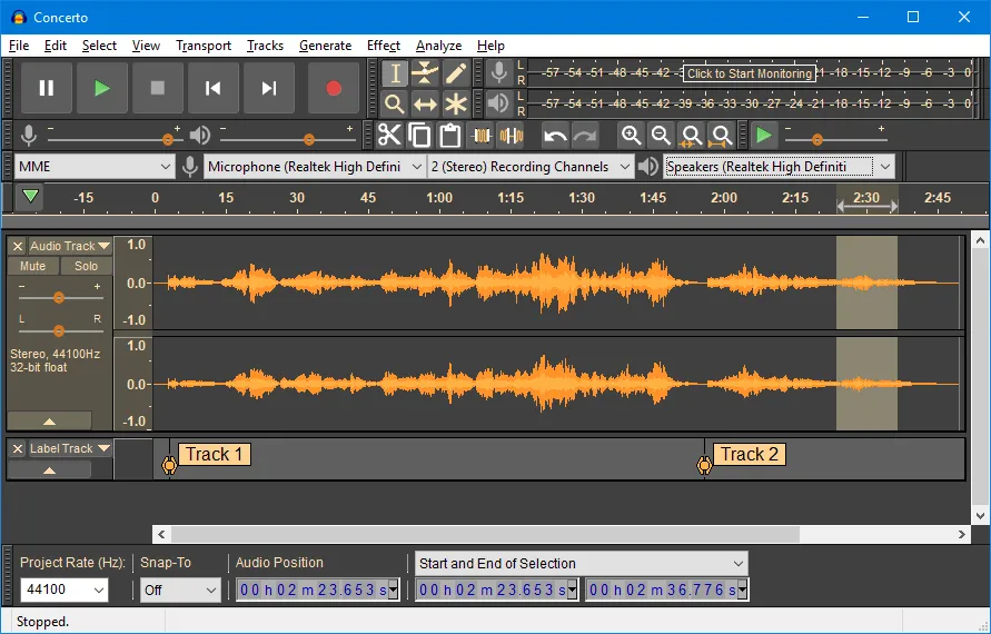 student software audacity