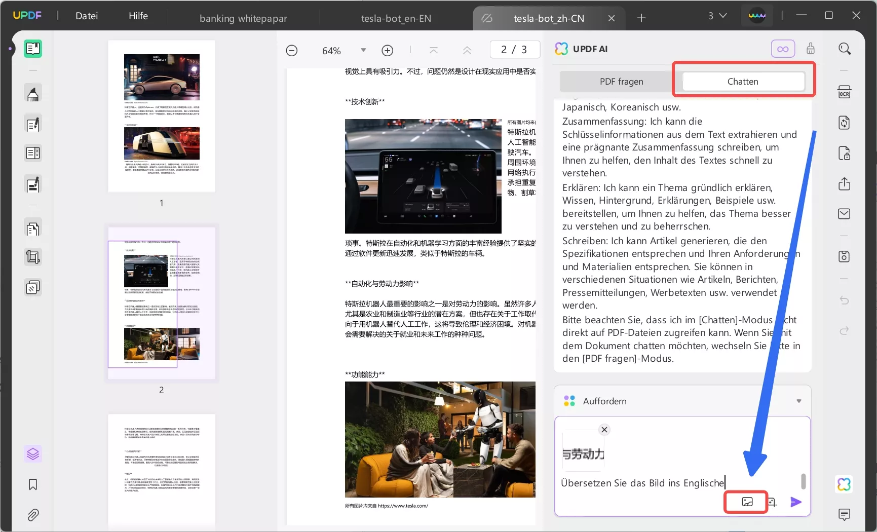 Screenshot übersetzen