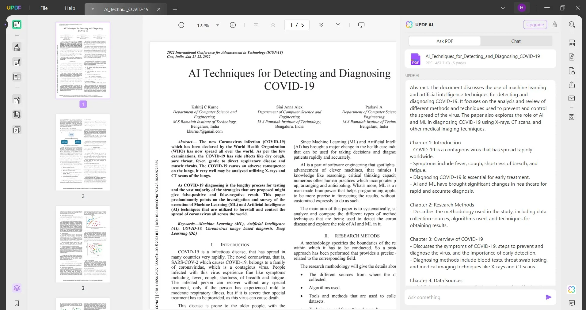 scispace  ask pdf on win with updf ai