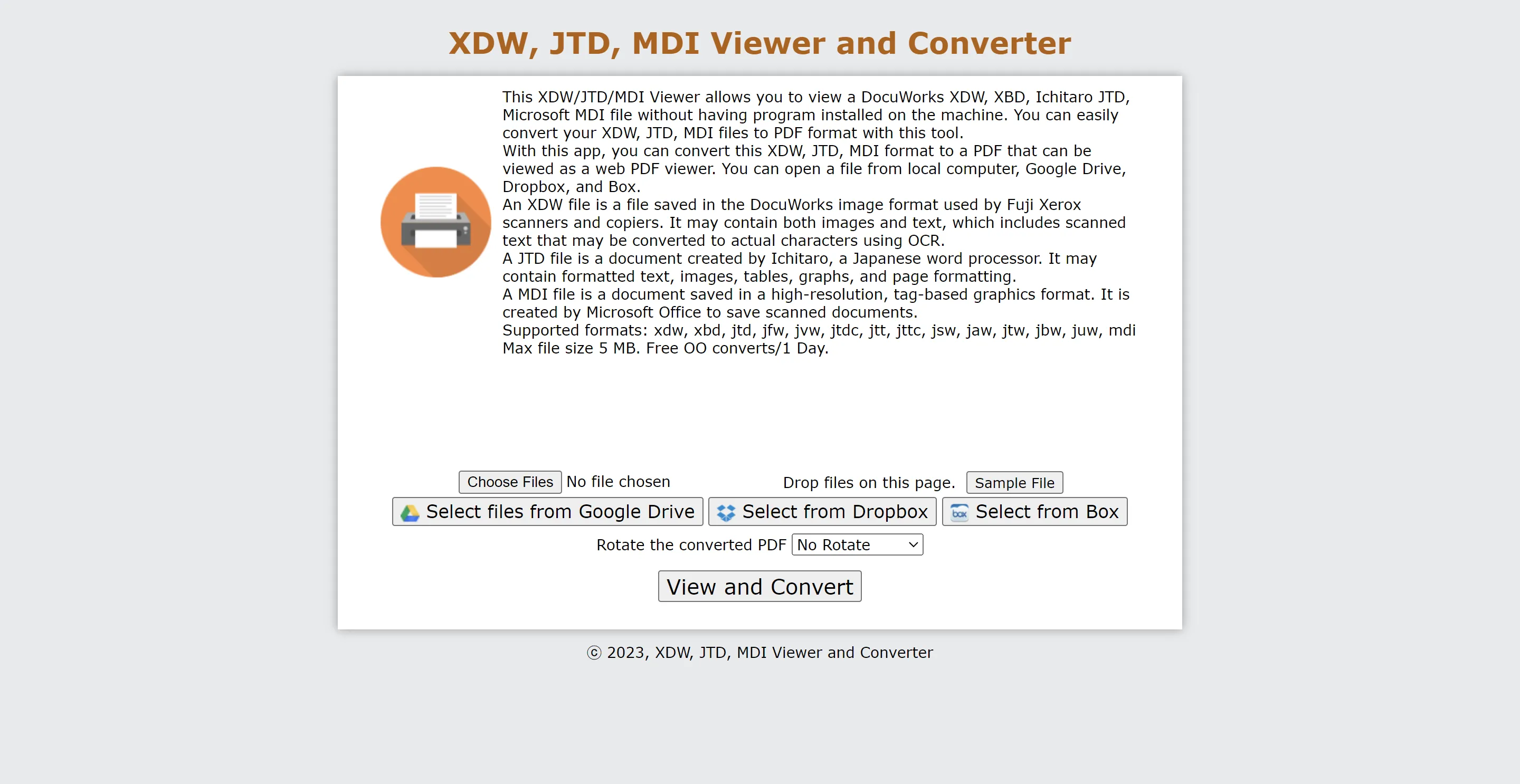 xdwをpdfに変換する