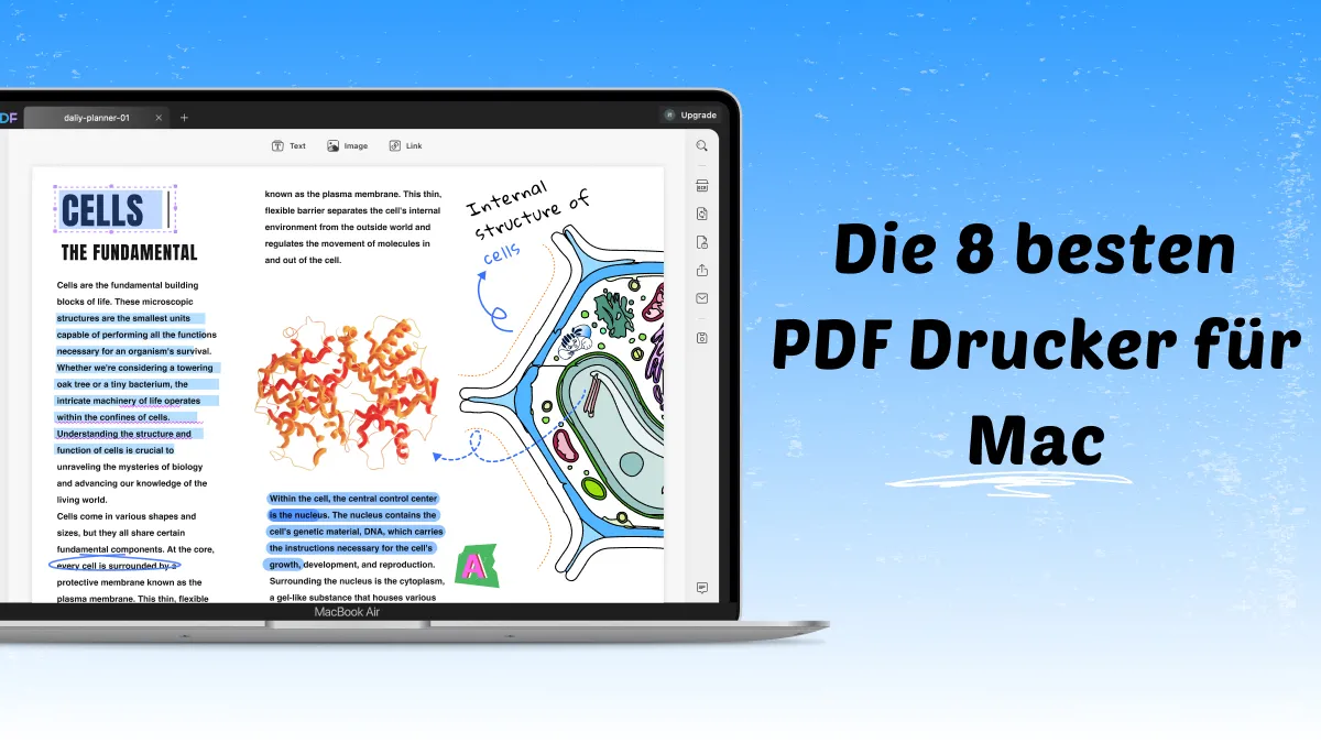 Die 8 besten PDF-Drucker für Mac, die Sie nicht verpassen dürfen (macOS Sonoma-kompatibel)