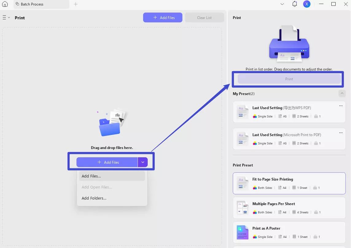 a4 pdf to a5 add file