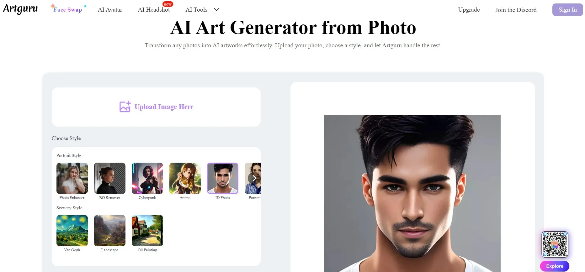 ai image converter Artguru