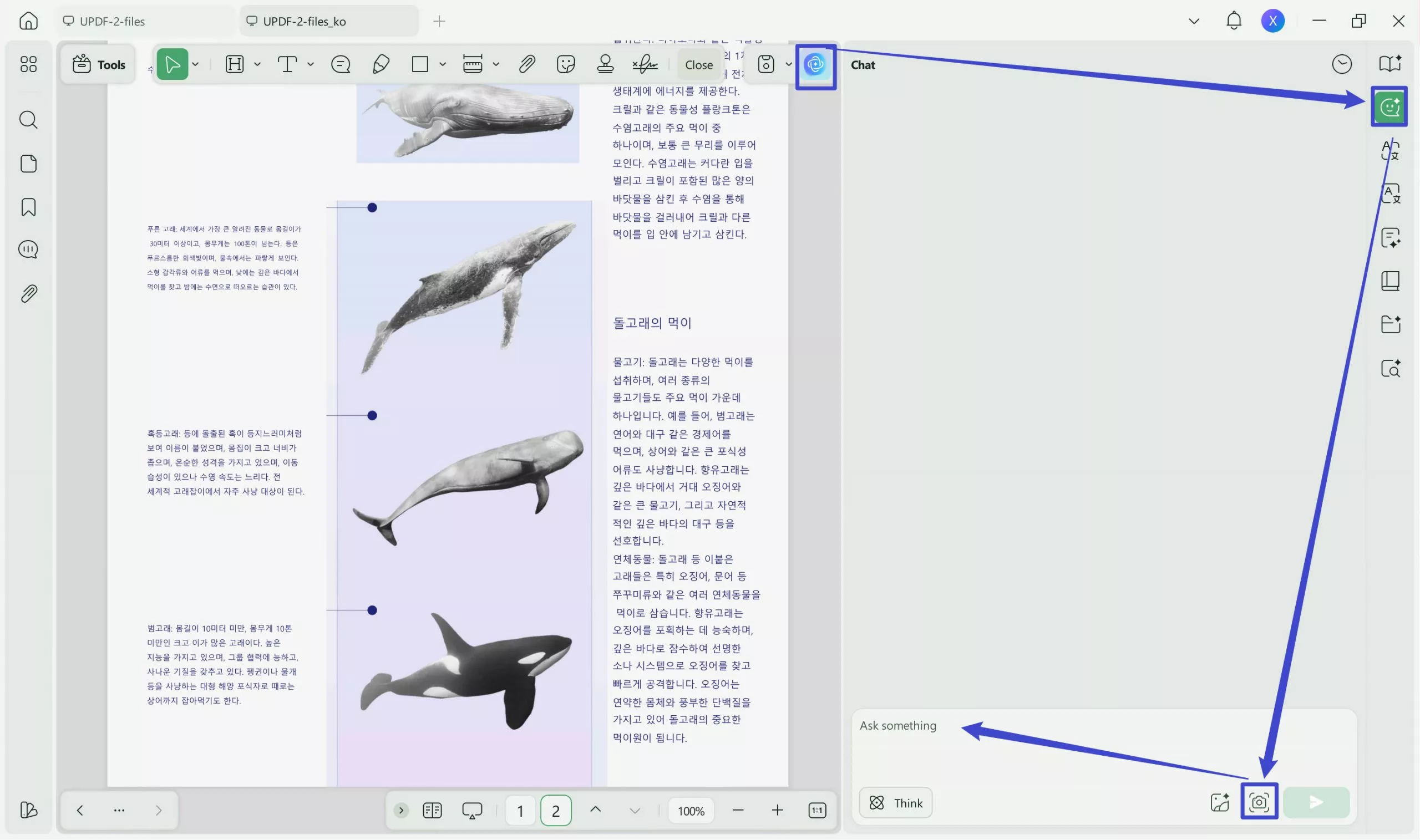 Screenshot to translate the text in the image with updf ai
