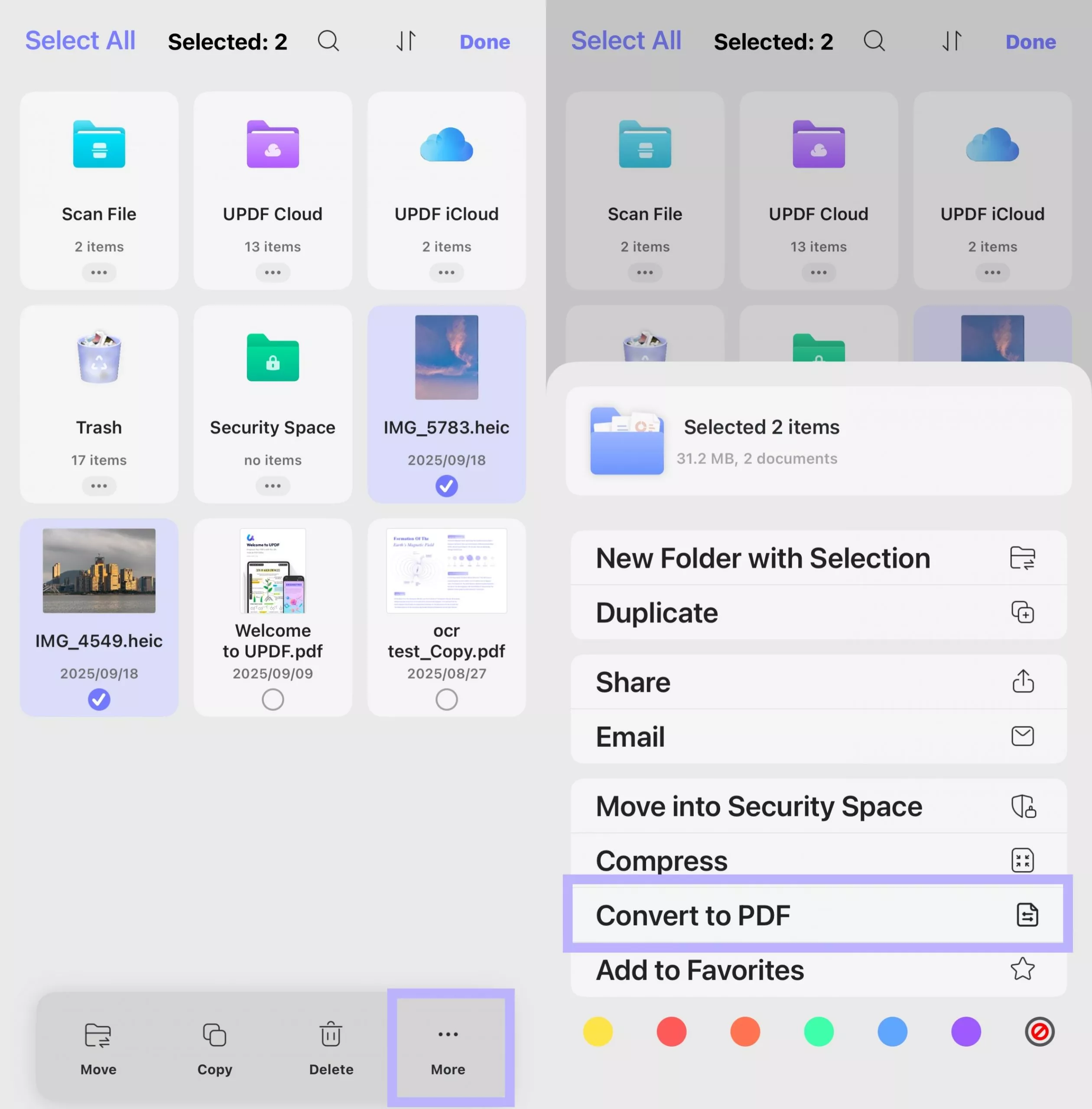 multi-select images