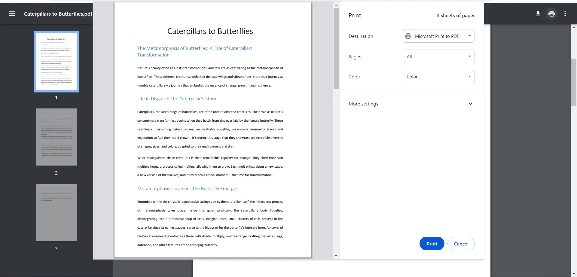 merge pdf pages to one page print