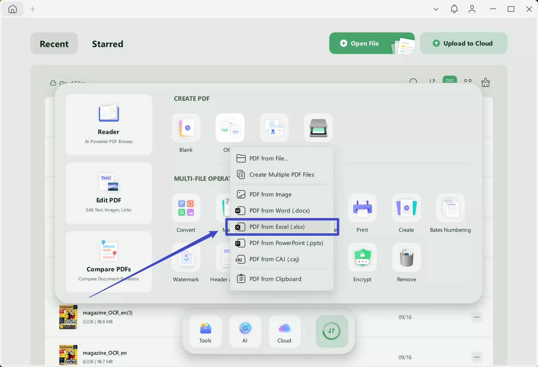 add watermark to excel create pdf from excel