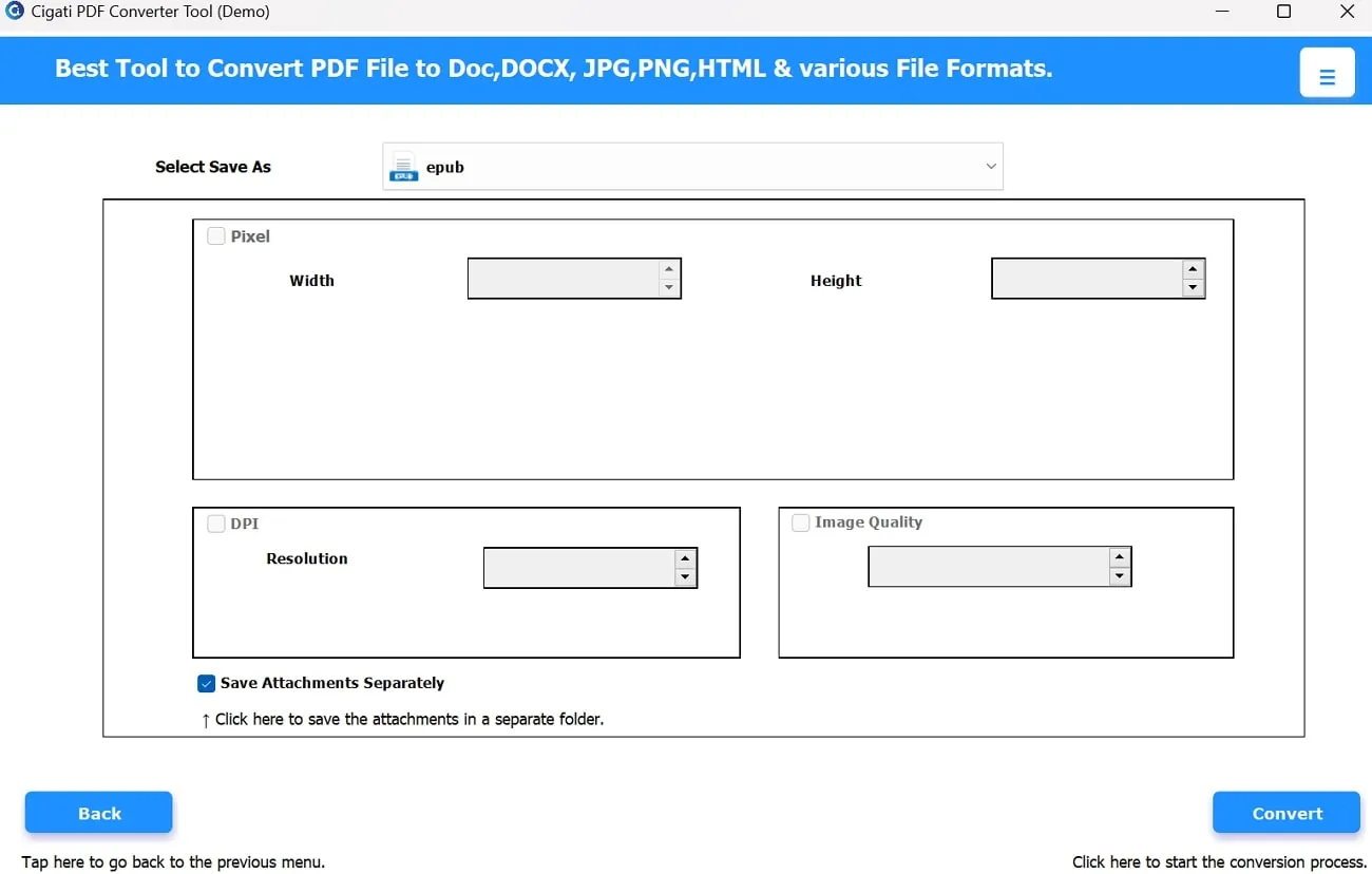 cigati convertisseur pdf en epub