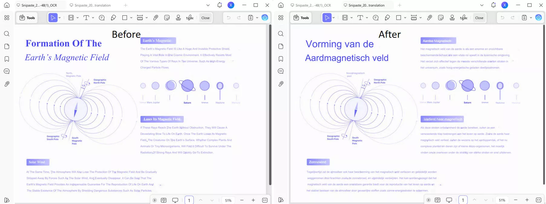 Translate the text on the image with UPDF on Windows.