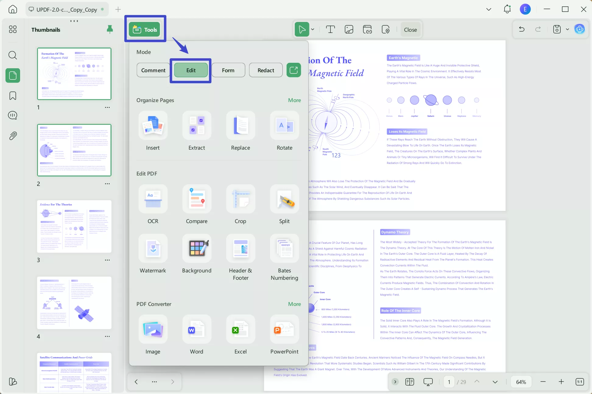 how to edit pdf without watermark edit pdf mode updf