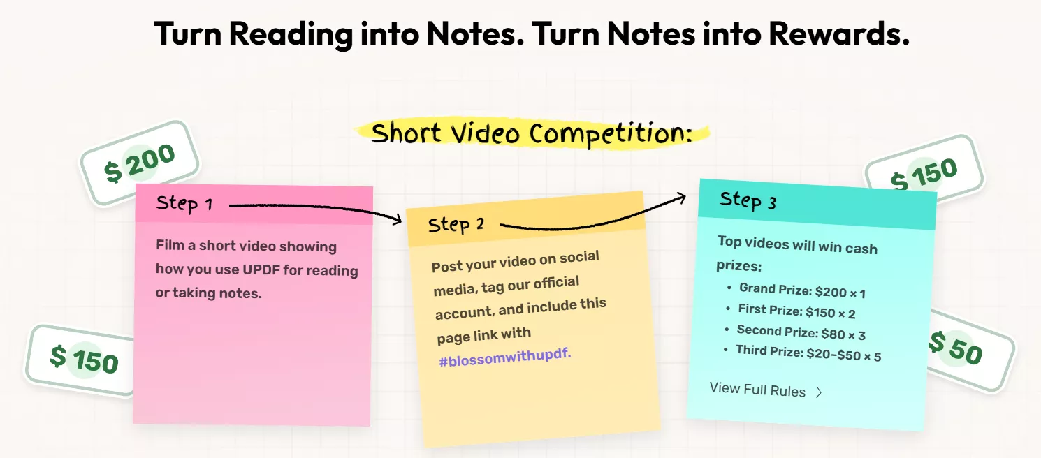 updf blossom with updf rewards