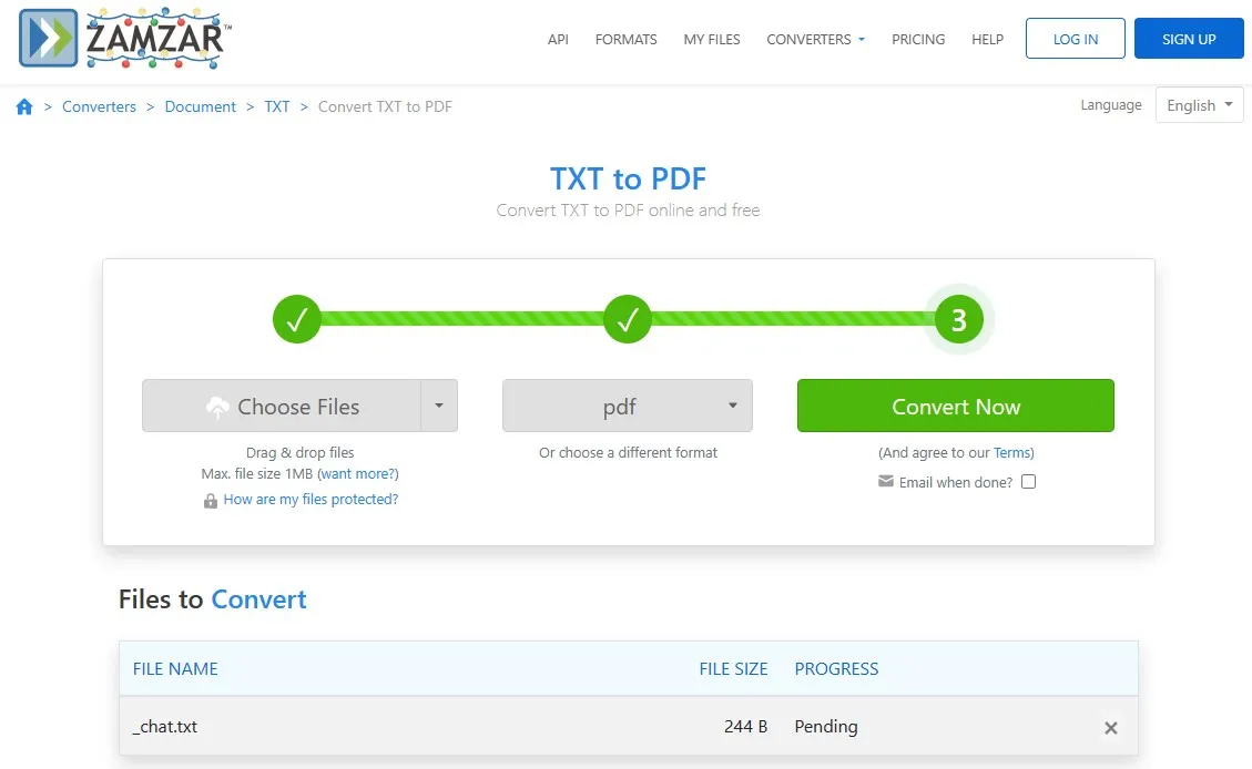 exportar chat whatsapp a pdf zamzar convert