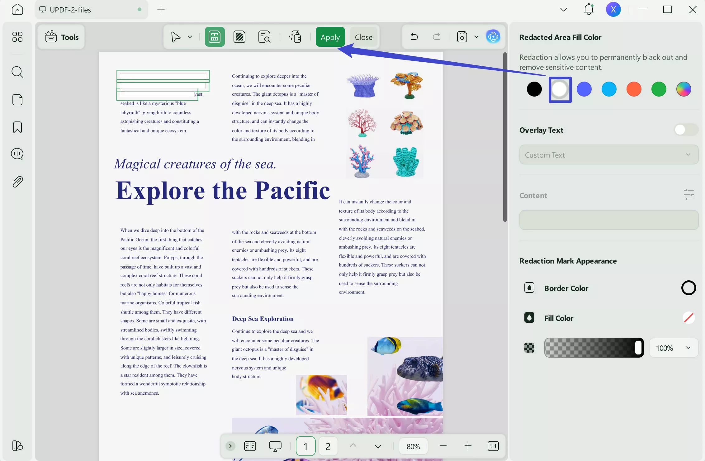 Whiteout PDF with UPDF