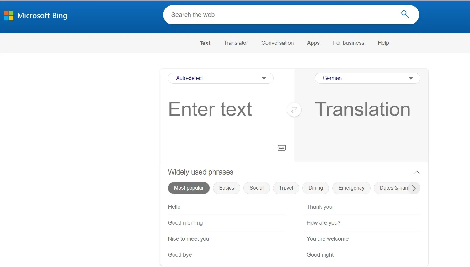Bing ترجمة