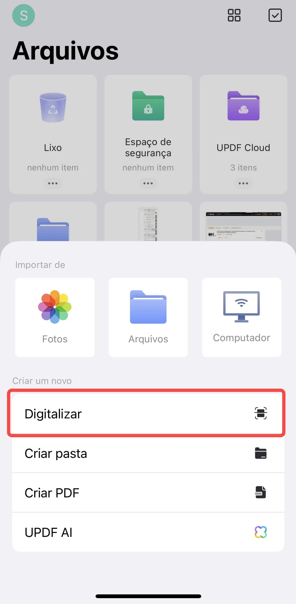 como digitalizar varias paginas em um unico arquivo pdf