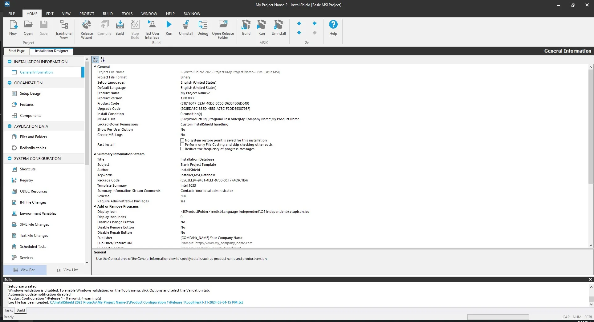 cdf to pdf InstallShield open file