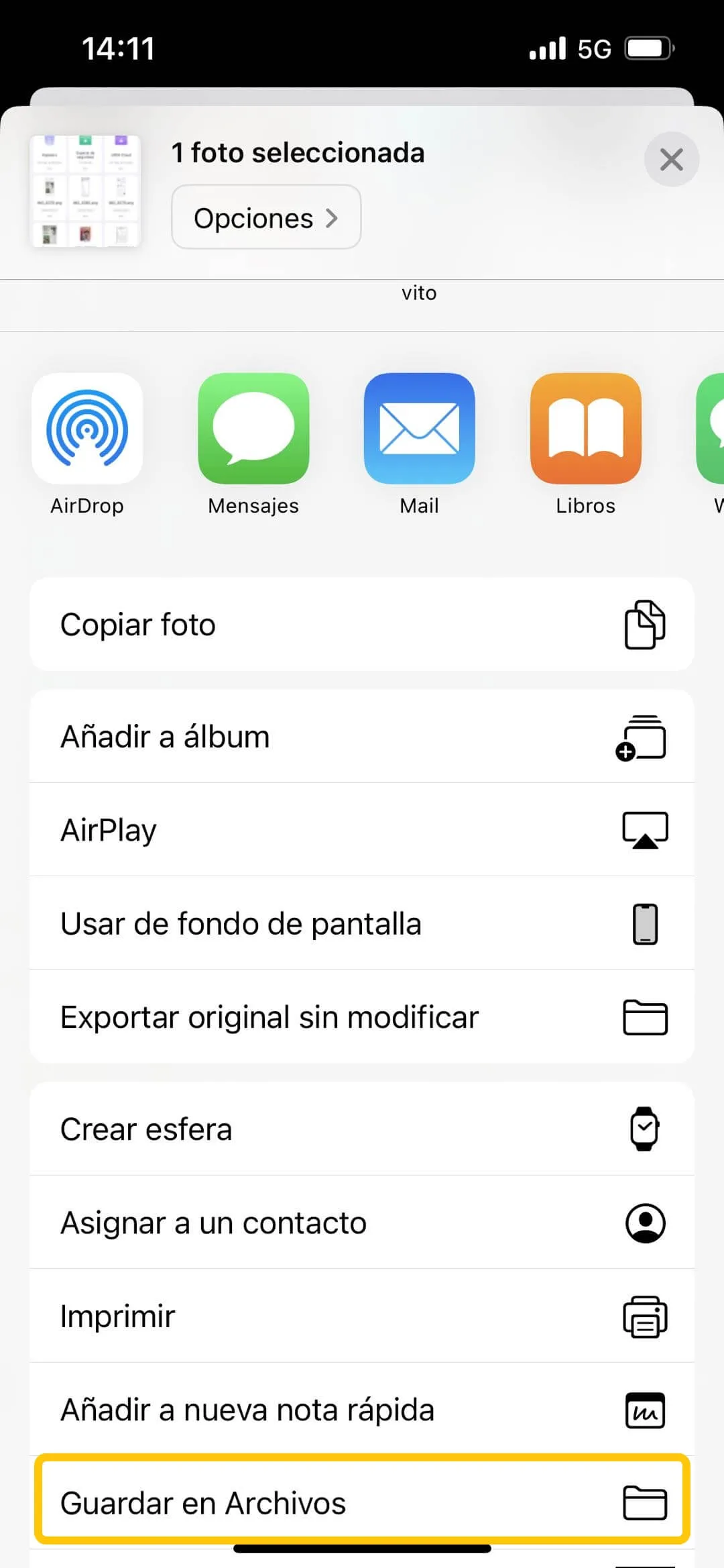 cómo convertir una imagen en un pdf en iphone