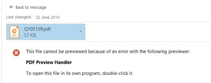 PDF 미리보기 핸들러가 작동하지 않음