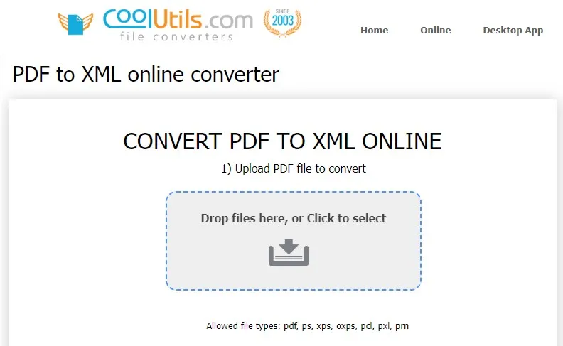 xml pdf coolutils