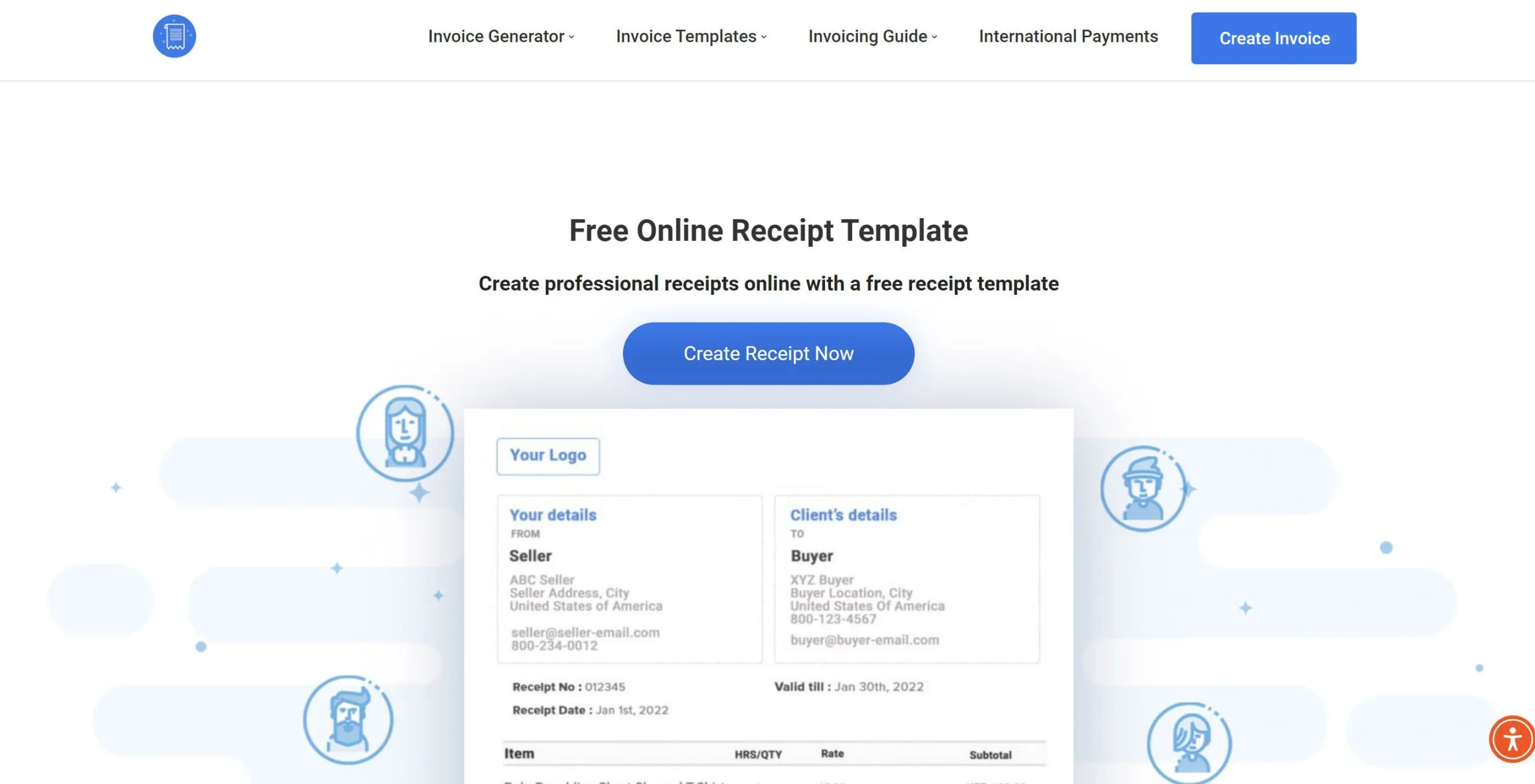 receipt generator free invoice builder