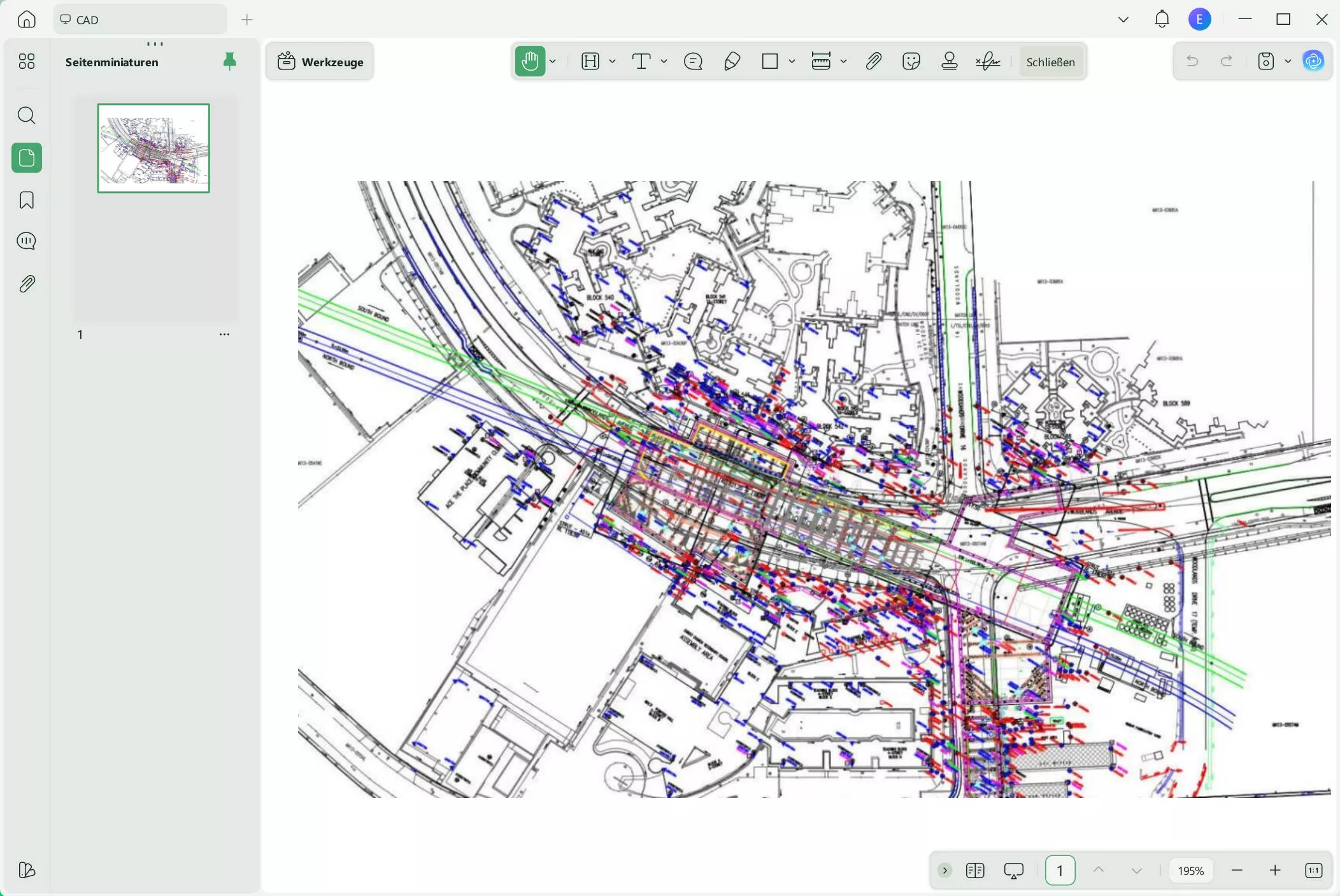 PDF in DWG öffnen CAD