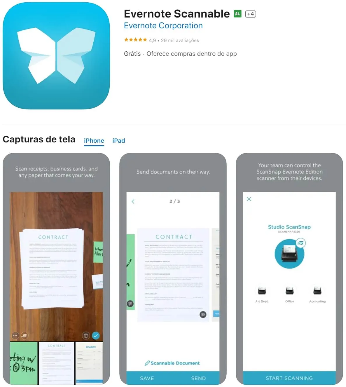 Evernote Scannable