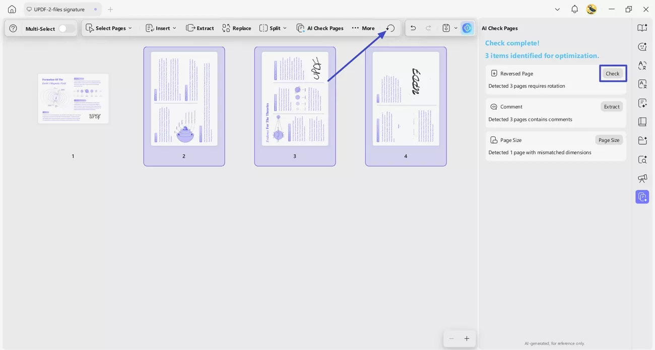fix multiple pages rotation together