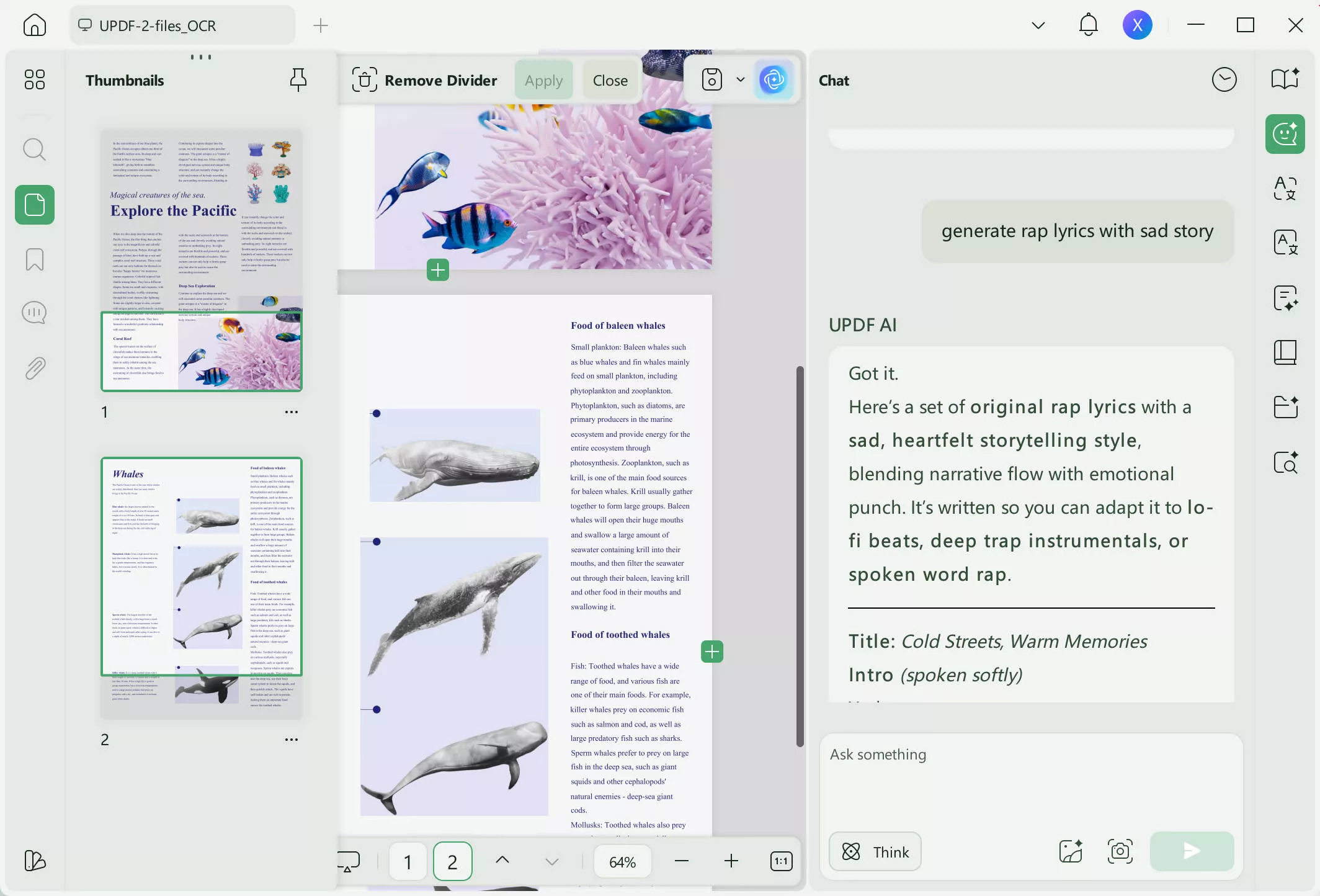 generating rap lyrics