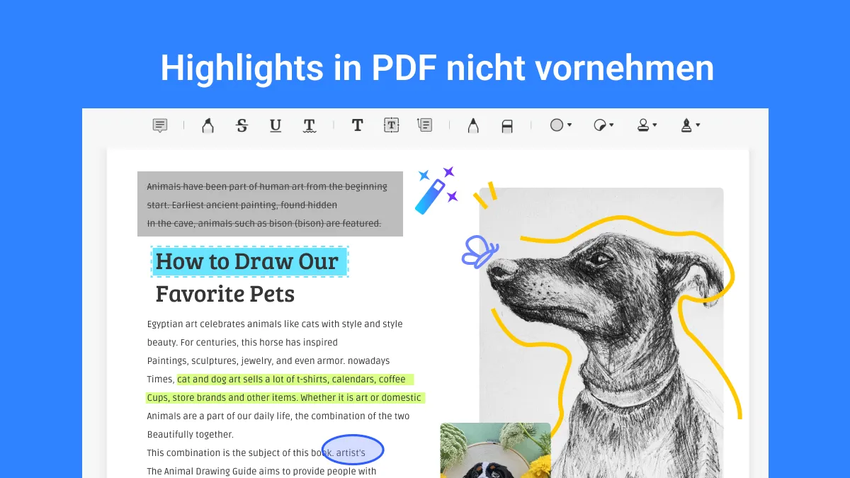 Warum Sie Text-Highlights in PDF nicht vornehmen können?