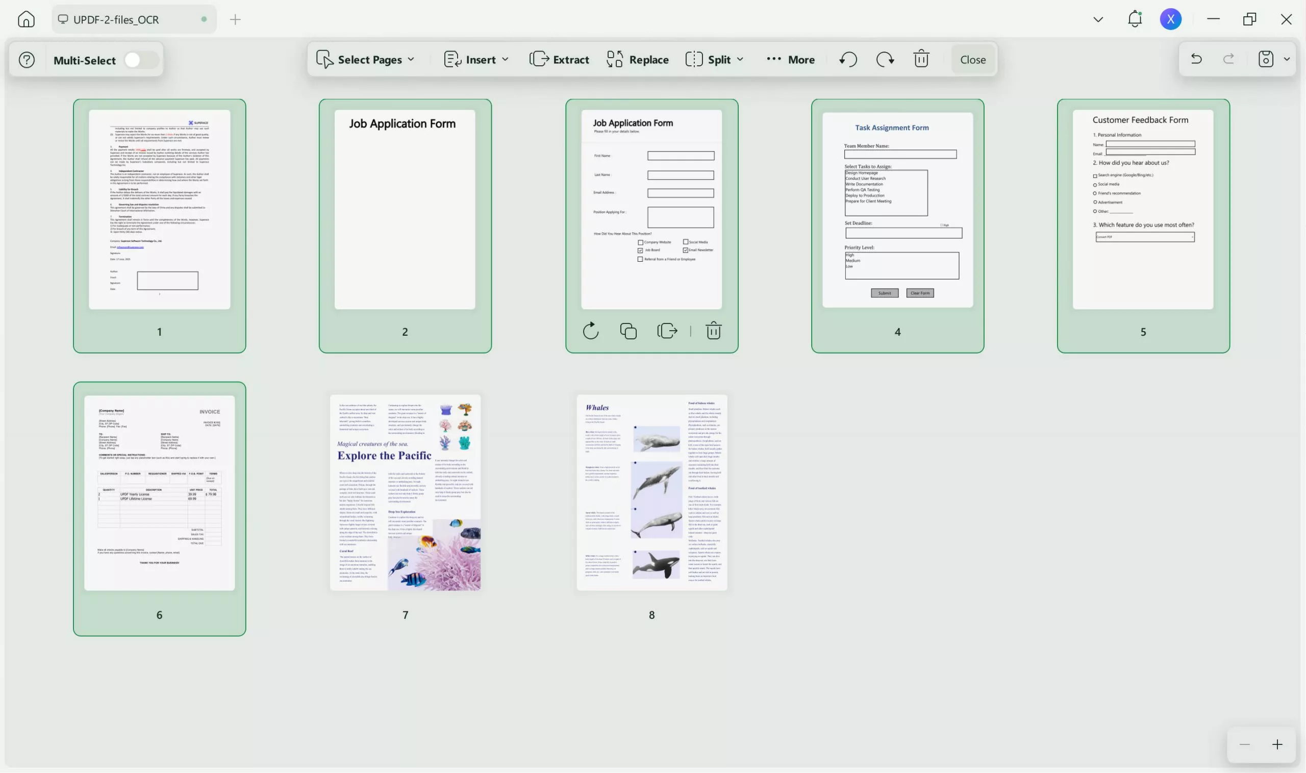 how to make a multi page pdf drag pdf pages