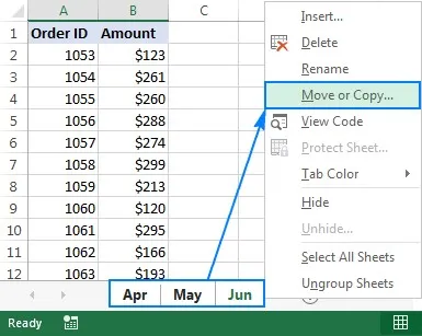 merge excel files by copying sheet