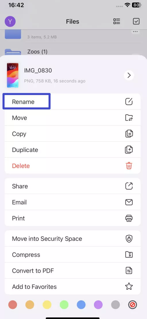 rename pdf Rename PDFs on iOS.