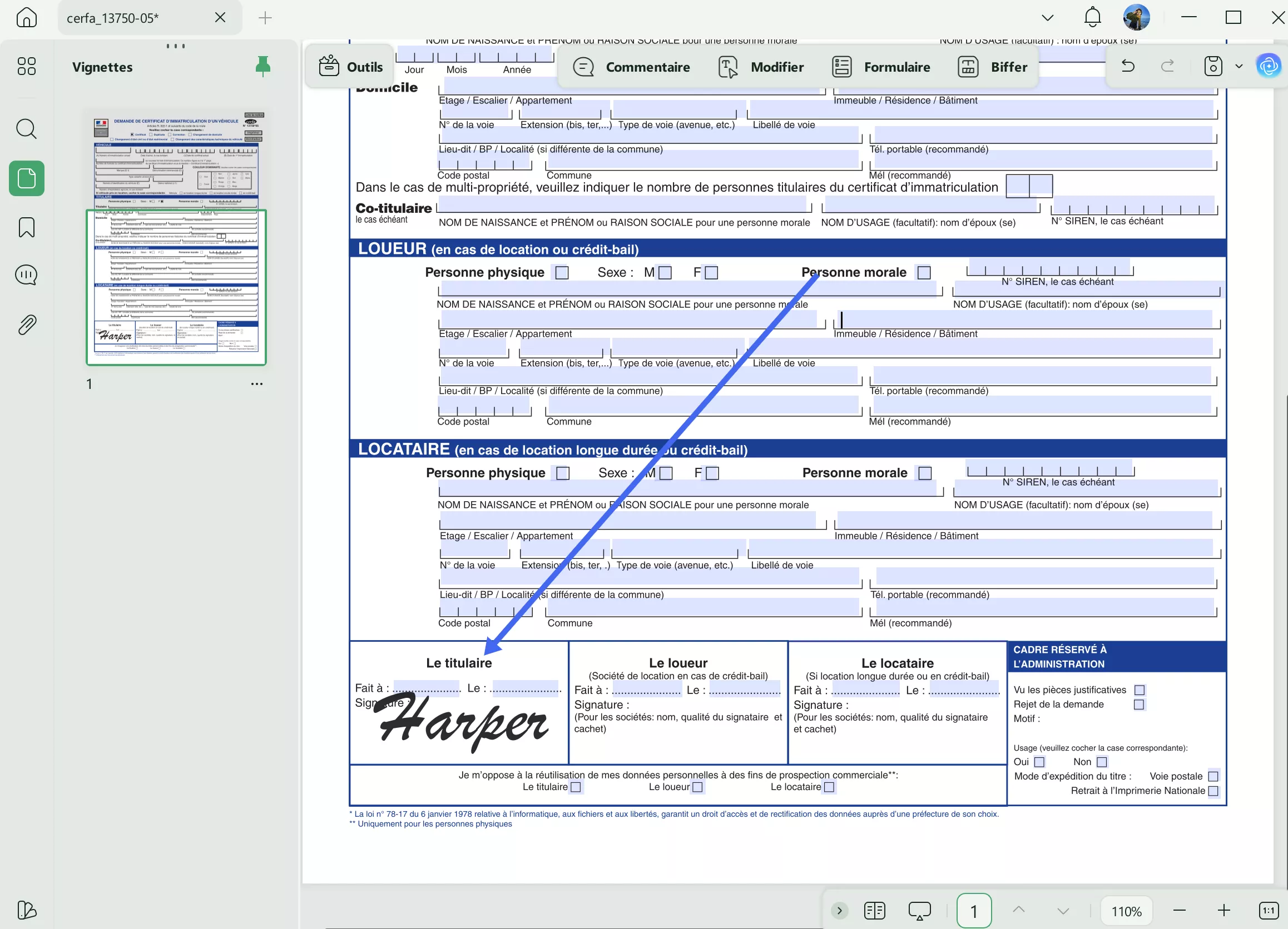 copier signature pdf