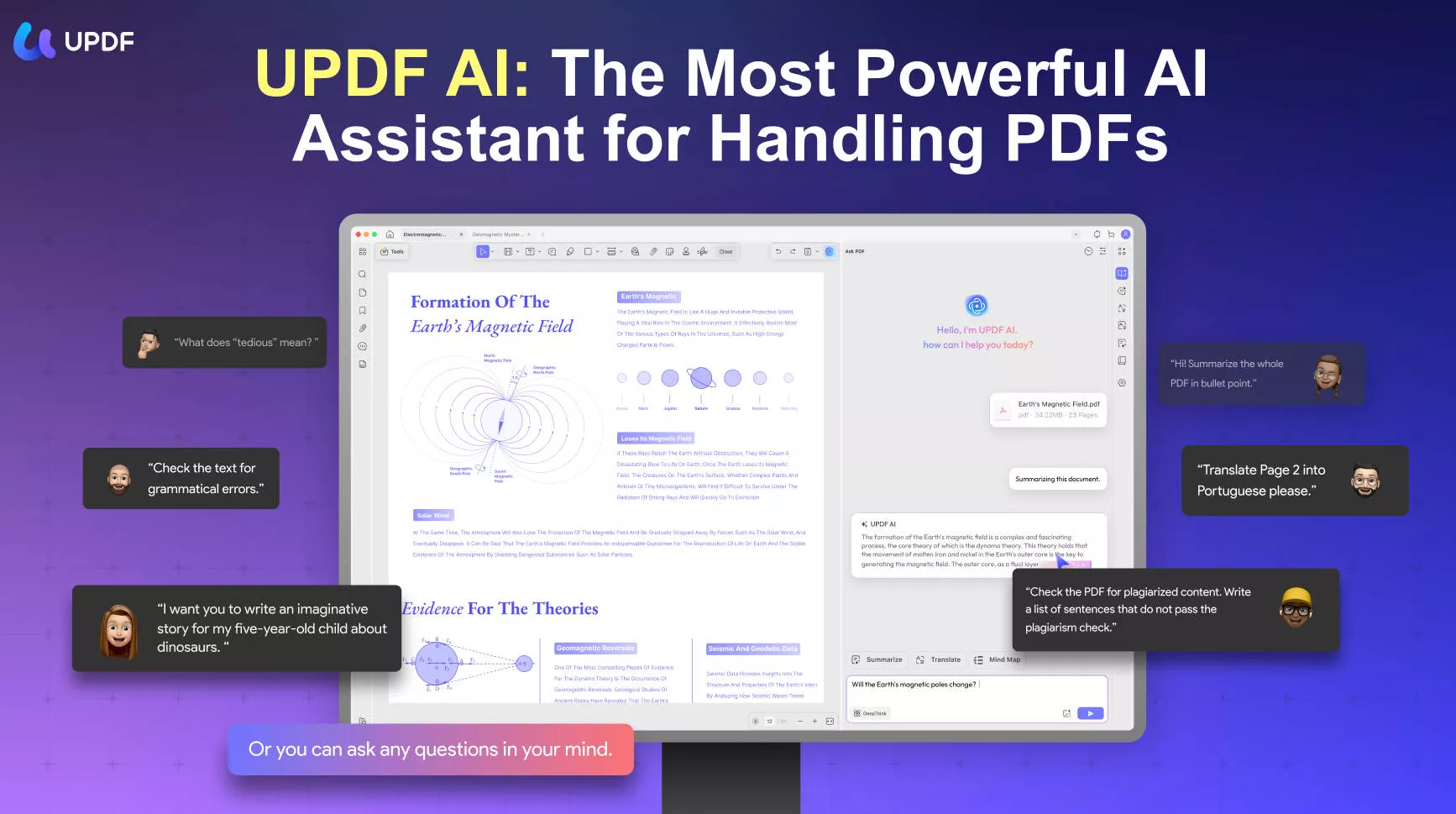 ai facebook post generator updf ai
